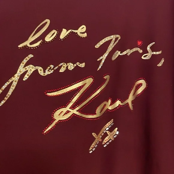 New Karl Lagerfeld sweatshirt material sweater 💋 - Picture 2 of 10